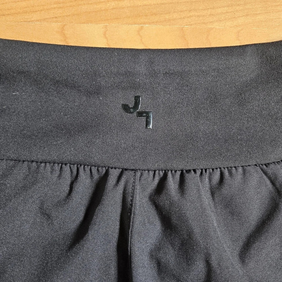 JoyLab High Waisted Laser Cut Shorts Black Size XL Running Athletic Tennis‎ - Picture 6 of 9